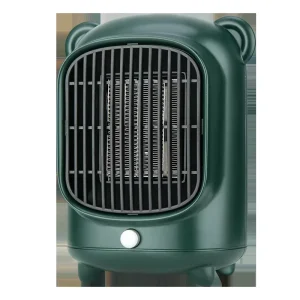 500W PTC Fan Style Electric Heater Desktop Mini Fast Heating Silent Tabletop 110V Smart Temperature Control Automatic