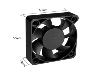 5010mm Micro Fan Quiet Noise High CFM 50x50x10mm 5V 12V Brushless Axial DC Cooling Fan