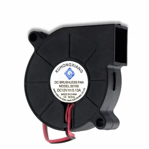 5015 12v 24v Large Mouth DC Fan Double Ball Bearing Cooling Fan 5V Thickness 15mm Large Air Intake Blower Fan