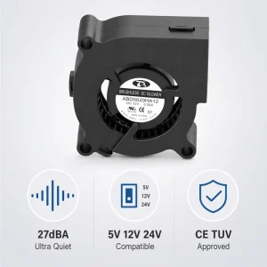 5020 Industrial Cooling Blower Brushless Ventilation Fan Efficient Airflow Quiet Thermal Exhaust System