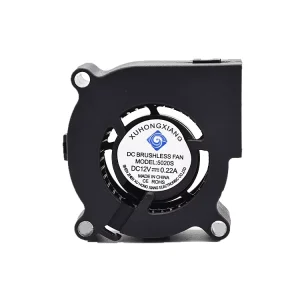 5020 Industrial Ventilation Turbo Blower Fan 50MM Electric Exhaust Fan with Plastic Blades OEM Customizable Direct Shipping