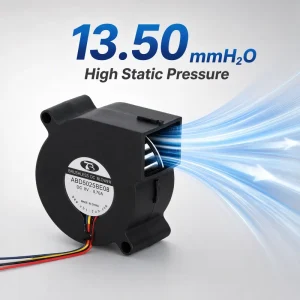 5025 DC Axial Blower Fan 50x50x25mm 12V Brushless Dual Ball Bearing High Speed Impedance Protected 3D Printer Cooling