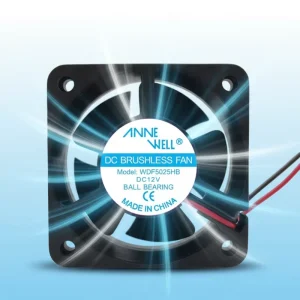 5025mm 12V 0.26A Low Power Universal Mini Cooling Fan 50*50*25mm 2 wire 3 inch 5500RPM High Speed Power Tool Charger Exhaust Fan