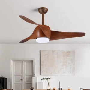 52 Inch Ceiling Fan Light CB CE SAA Certified Residential Remote Control Led Ceiling Fan With Lamp