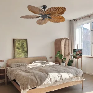 52 Inch Clip Fan 5 Blade Ceiling Fan Energy Saving With Remote Control