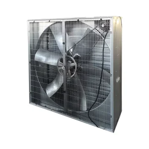 52-Inch High-Speed Axial Fan for Auto Breeding Equipment, Big Air Flow, Wall Mounted Exhaust Fan, Push-Pull Ventilation, OEM ODM