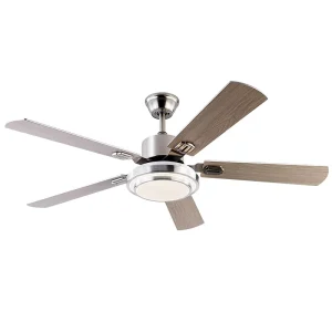 52 Inch Modern LED Ceiling Fan with Light, Remote Control