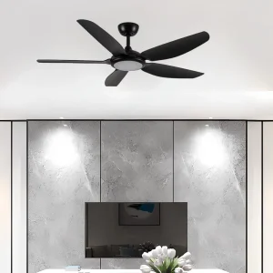 52 Inch Smart LED Ceiling Fan With Light 220V DC Motor Remote Control Energy Saving Modern Indoor Ceiling Fan