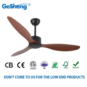 52 Inch Smart Outdoor Waterproof Ceiling Fan Remote Control 3 ABS Plastic DC Motor Ventilador De Techo