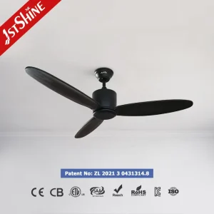 52 Inches Wifi App Control Voice Compatible Intelligent Solid Wood Blades Home Decor Smart Dc Motor Fan