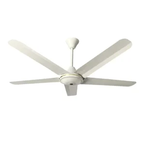 56 Inch 220V 240V BLDC Ceiling Fan Reversible 5 Blades Metal High Ceiling Fan Low Noise Ceiling Fan for Warehouse
