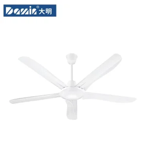 56 Inch 5 Iron Blades Hanging Ceiling Fan High Wind Durable Industrial Fan for Villa Warehouse Office