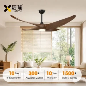 56 Inch ABS Blades Modern LED Ceiling Fan with Remote Control Optional Tuya Smart All Copper DC Motor 10 Year Warranty