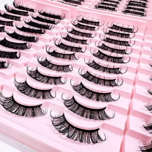 5D 0.07 Silk Black Set Premade Fans Super Dark Black Lash Extensions Volume Individual Eyelash Full Strip Eyelashes