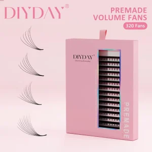 5D 6D 8D 10D Pre Made Fans Korea PBT Silk Vegan Volume Eyelash Extensions Trays Eyelash Trays