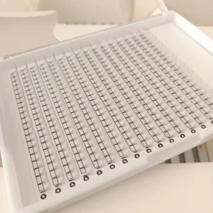 5D 6D Short Stem 0.07 Premade Volume Fan Eyelash Extensions 16 18 20-Line XL Tray