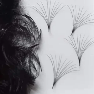 5D Long Stem Premade 500 Fans Loose Fans 3d Bulk Volume Lashes