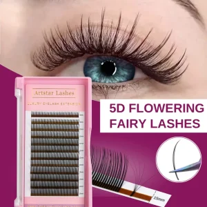 5D Wispy 0.07mm Shape Volume Eyelash Extensions OEM Private Label Customizable Eyelash Extension Series