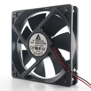 5V 12V 24V 48V DC AC EC 0.80A 12025 120x120x25mm PWM Automatic Speed Control Dual Ball Chassis Cooling Fan