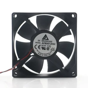 5V 24V 48V DC 12V 0.30A AC EC 8025 80X80X25MM 8CM Silent Large Air Power Supply Chassis Double Ball AFB0812HH Cooling Fan