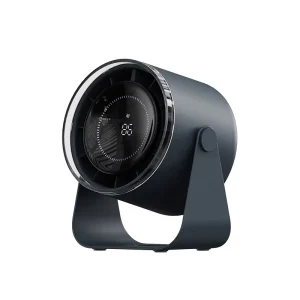 5V USB Rechargeable Desk Wall Mount Fan 3600mAh LED Light 3 Speed Silent Household Outdoor Travel Car Button Control