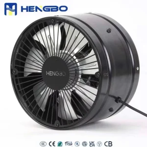 6 14 Inch Industrial Circle Axial Flow HVLS Exhaust Fan Energy Saving Low Noise OEM ODM Stainless Steel Blades