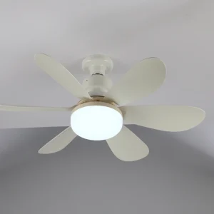 6 Blades LED Ceiling Fan Light AC 85V 220V CCT 3000 6000K Remote Control Modern Ceiling Fan Lamp