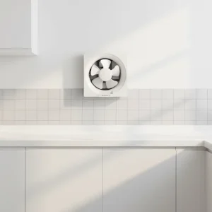 6” Electric Plastic Wall Glass Window Mounted Exhaust Fan for Kitchen Bathroom Use Low Noise 40dB OEM Available