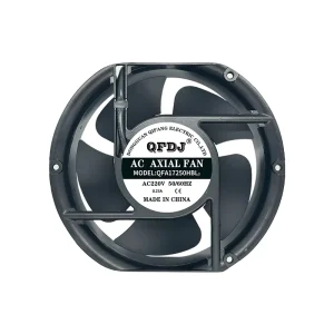 6 Inch 17250 Oval 220V AC Industrial Cooling Fan 2700RPM with Copper Motor Dual Ball Bearings Fire-Resistant Material