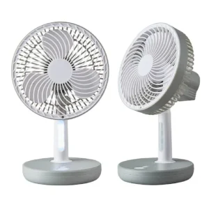 6 Inch 3 Speeds Mini Desk Fan Usb Cooling Fan 4000mAh Battery Portable Desktop Rechargeable Electric Mini Table Fan