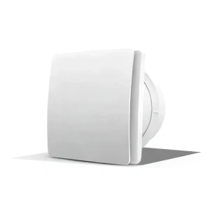 6-Inch ABS Plastic Panel Exhaust Fan, Wall-Mounted, Low Noise, AC Power Supply