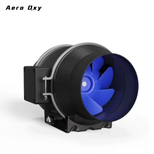 6 Inch Ball Bearing Wall Fan Inline Duct HVAC Exhaust Blower Kit Electric EC Variable Speed Control Ventilation Fans