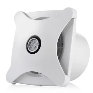 6 Inch Blade ABS Exhaust Fan with Quiet Window Style Design and 220V for Hotel Bathrooms