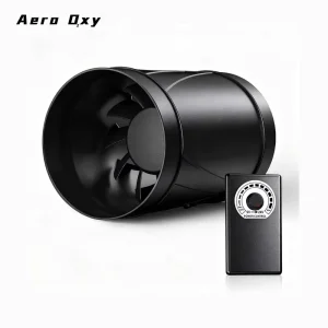 6 Inch High Speed Booster Fan Pure ABS Legerity Portable Straight Through Duct Ventilation Fan Axial Flow Farm Use Ball Bearing
