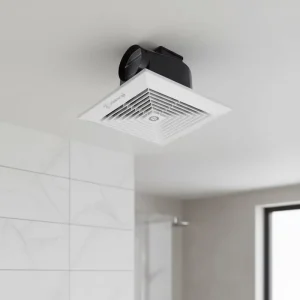 6 Inch Household Exhaust Fan Ball Bearing for Wall Window Bathroom Ventilation Low Noise 40dB Plastic 2.4m min Airflow 3 Year