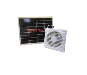 6 Inch Solar Exhaust Fan High Air Volume 5V Energy Saving 2 Year Warranty for Chicken Coops Pet Enclosures