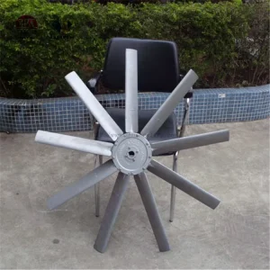 6 or 8 Blades Aluminum Plastic Suitable Engineering Machinery Industry Axial Flow Fan Blade Cooling Fan Impeller