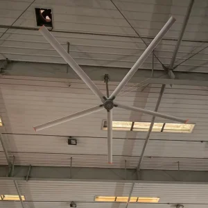 6.7m Electric Air Cooling Heavy Duty 22ft Aluminum Blade Industrial Ceiling Fan with LED Light Motor Touch Control