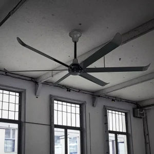 60-120 Inch HVLS Ceiling Fan 6 Blades Remote Control Industrial Fan Restaurant and Meeting Room Ceiling Fan