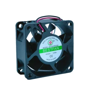 60*60*25mm DC 24V Sleeve Bearing High Speed Axial Flow Cooling Fan 7 Blades 5000RPM Ventilation Brushless 6025