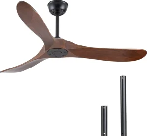 60 inch Tuya Smart Ceiling Fan Light Alexa Google Home Compatible APP Controlled Ceiling Fan Lamp