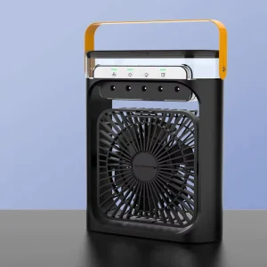 600ml Water Tank Outdoor Portable Small Mist Cooling Evaporative Ventilatue Air Cooler Mini Cooler Table Fan 5 Spray