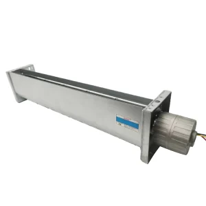 60mm 12V 24V DC Aluminum Impeller Steel Cross Flow Cooling Fan Two Ball Bearing 60*420MM OEM SF60420 2300RPM CE ROHS