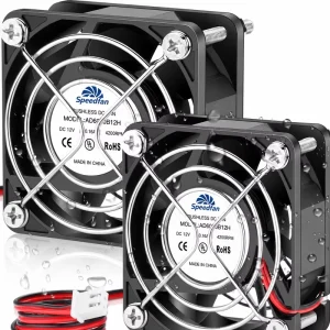 60mm 24V DC Waterproof IP67 Fan High Speed 60x25mm Small Brushless Cooling Fans for RV Refrigerator Solar Battery Box Server