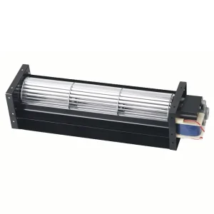 60mm AC Cross Flow Fan 110V 220V Aluminum Alloy Dual Ball Bearing High Efficiency Low Noise Industrial Use