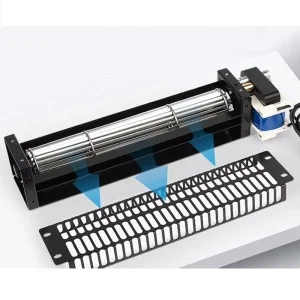 60mm Aluminum Waterproof Cross Flow Tangential Fan Brushless Motor Ball Bearing AC 110V 240V Air Purifier Ventilation Cooling