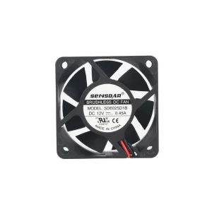 60x60x25mm DC Axial Fan 50mm Equivalent Airflow Cooling Fan