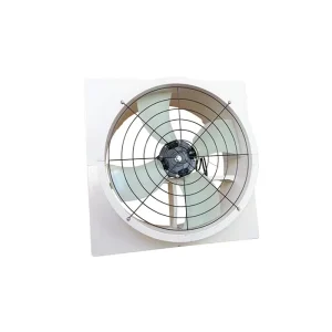610mm Fiberglass Axial Fan Wall Mounted Industrial Exhaust Cooling Fan 15300 Airflow 13 Energy Efficiency for Workshop