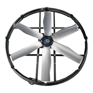 63″ EC Drive Heavy Duty Exhaust Fan Industrial Air Cooling Ventilator for Cattle House & Greenhouse
