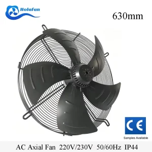 630mm 220V 230V 5 7 9 Steel Blades AC Cooling Fan Axial Flow Fans for Condensers Evaporators Cooling Units
